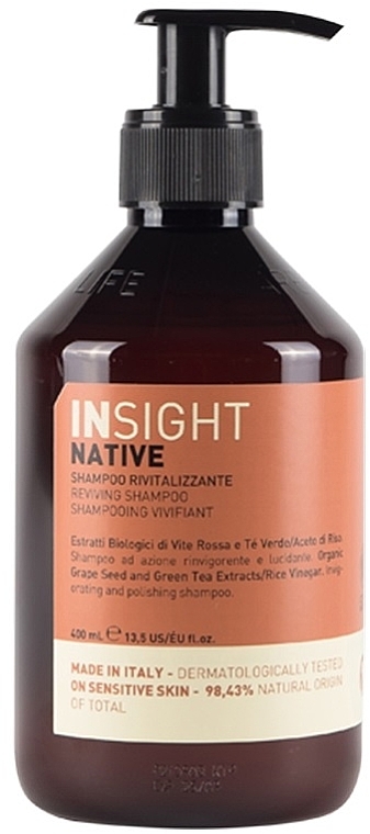 PRZECENA! Rewitalizujący szampon do włosów - Insight Native Reviving Hair Shampoo * — Zdjęcie N1