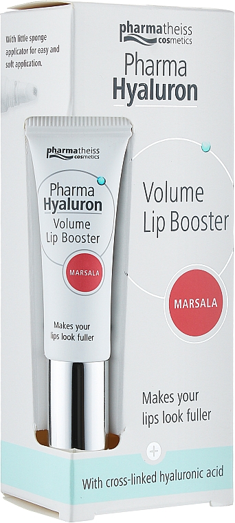 Balsam do ust Marsala - Pharma Hyaluron Pharmatheiss Cosmetics Volume LipBooster Marsala — Zdjęcie N2