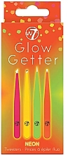 Zestaw neonowych pęset - W7 Glow Getter Neon Tweezer Set — Zdjęcie N1