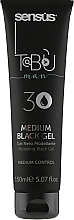 Kup Modelujący czarny żel do włosów - Sensus Tabu Medium Black Gel