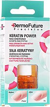 Odżywka do paznokci "Siła Keratyny" - Dermofuture Keratin Power Nail Conditioner Keratin&Cystine — фото N1