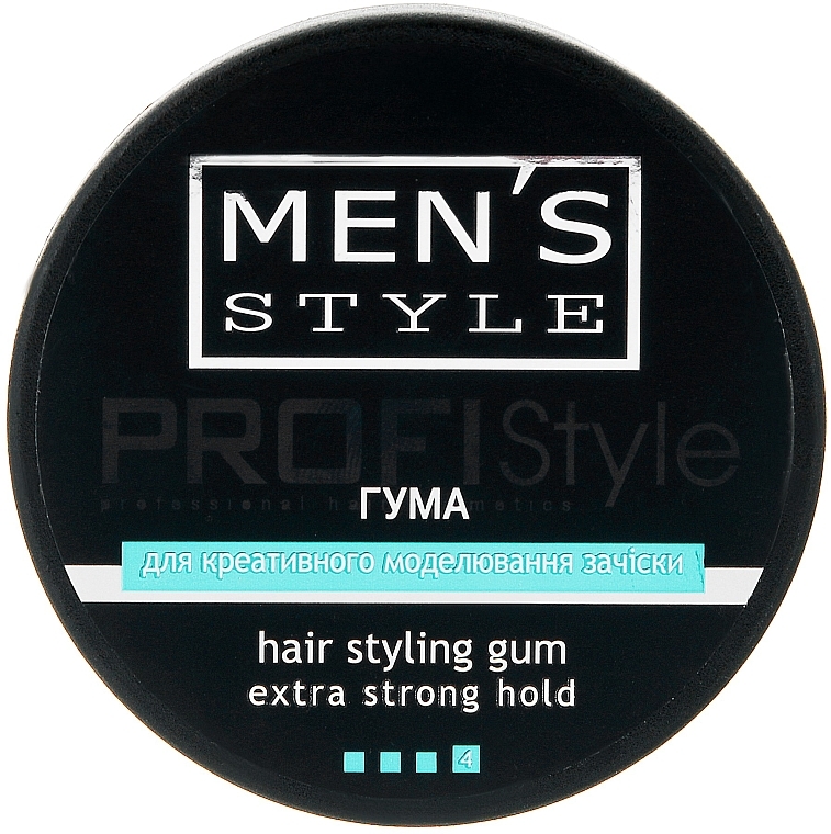 Guma do kreatywnej stylizacji włosów dla mężczyzn - Profi Style Men's Style Hair Styling Gum Extra Strong Hold — Zdjęcie N2