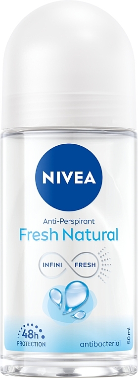 Antyperspirant w kulce - NIVEA Fresh Natural Deodorant Roll-On — Zdjęcie N1