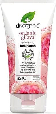 Organiczny żel do mycia twarzy z ekstraktem z guawy - Dr Organic Guava Exfoliating Face Wash — Zdjęcie N1