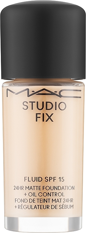 Matujący podkład do twarzy - MAC Studio Fix Fluid SPF15 24HR Matte Foundation (mini) — Zdjęcie N1