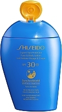 PRZECENA! Krem nawilżający do twarzy i ciała z ochrona przeciwsłoneczną SPF 30 - Shiseido Sun Expert Protection Face and Body Lotion SPF30 * — Zdjęcie N2