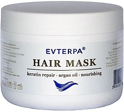 Maska do włosów z keratyną i olejem arganowym - Evterpa Hair Mask — Zdjęcie N1