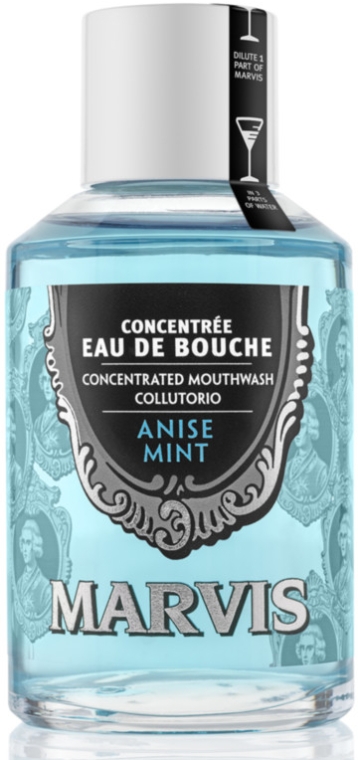 Płyn do płukania jamy ustnej Anyż i mięta - Marvis Concentrate Anise Mint Mouthwash 