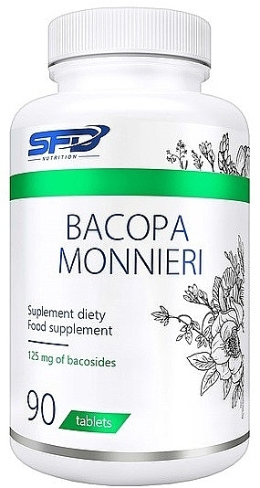 Suplement diety Bacopa Monnieri, 125 mg - SFD Nutrition Bacopa Monnieri 125 mg — Zdjęcie N1
