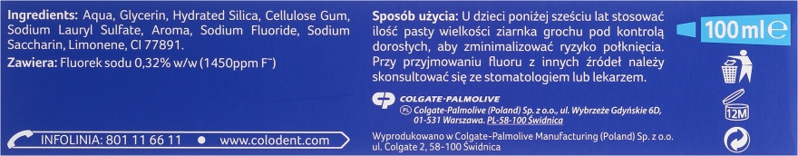 Pasta do zębów - Colgate Whitening — Zdjęcie N2