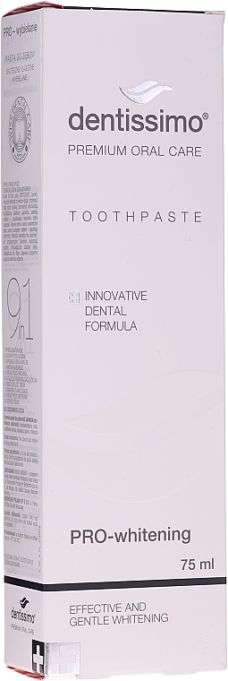 Wybielająca pasta do zębów - Dentissimo Pro-Whitening Tothpaste