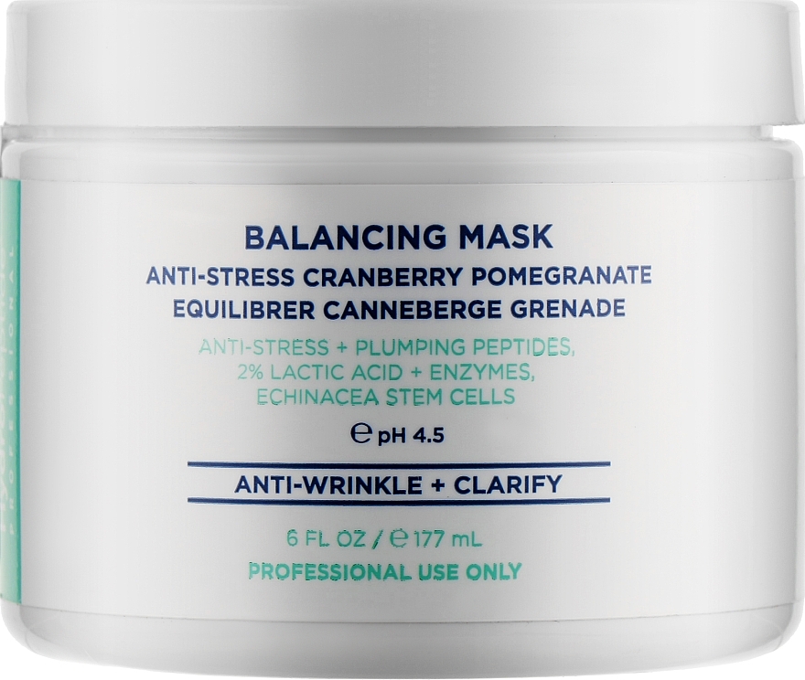 WYPRZEDAŻ Maska antystresowa z żurawiną i granatem - HydroPeptide Balancing Mask * — Zdjęcie N3