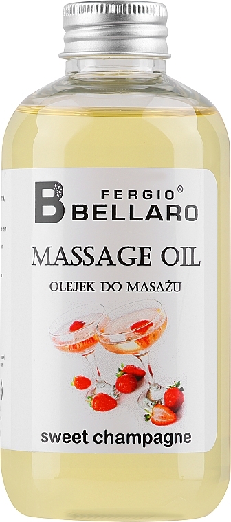 Olejek do masażu Słodki szampan - Fergio Bellaro Massage Oil Sweet Champagne — Zdjęcie N2