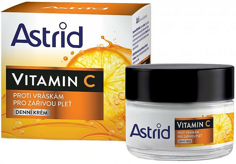 Krem przeciwzmarszczkowy na dzień z witaminą C - Astrid Vitamin C Daily Anti-Wrinkle Cream — Zdjęcie N1