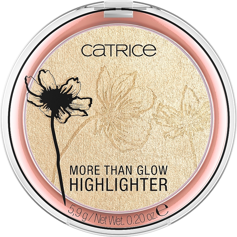 Rozświetlający puder do twarzy - Catrice More Than Glow Highlighter — Zdjęcie N1