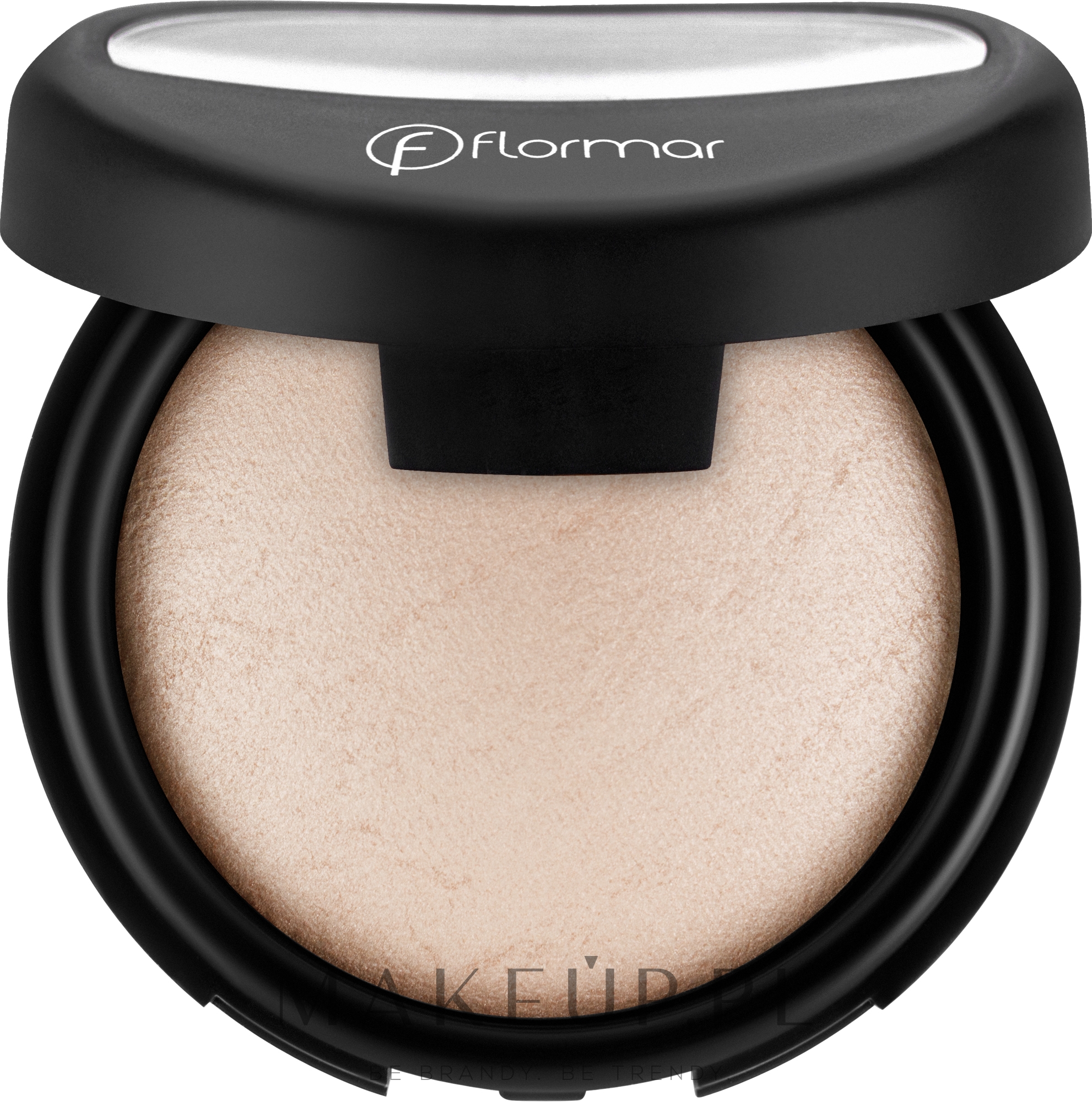 Rozświetlający puder do twarzy - Flormar Powder Illuminator — Zdjęcie 02 - Midnight Star