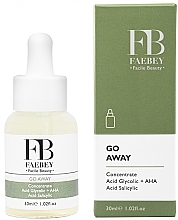 Kup Skoncentrowane serum do twarzy o działaniu złuszczającym i nawilżającym - Faebey Go Away Concentrate Glycolic Acid + Aha Salicylic Acid