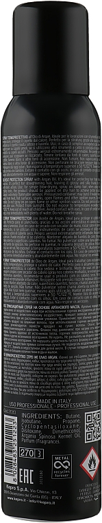 Spray termoochronny z olejkiem arganowym - KayPro Precious Style Shield Spray — Zdjęcie N2