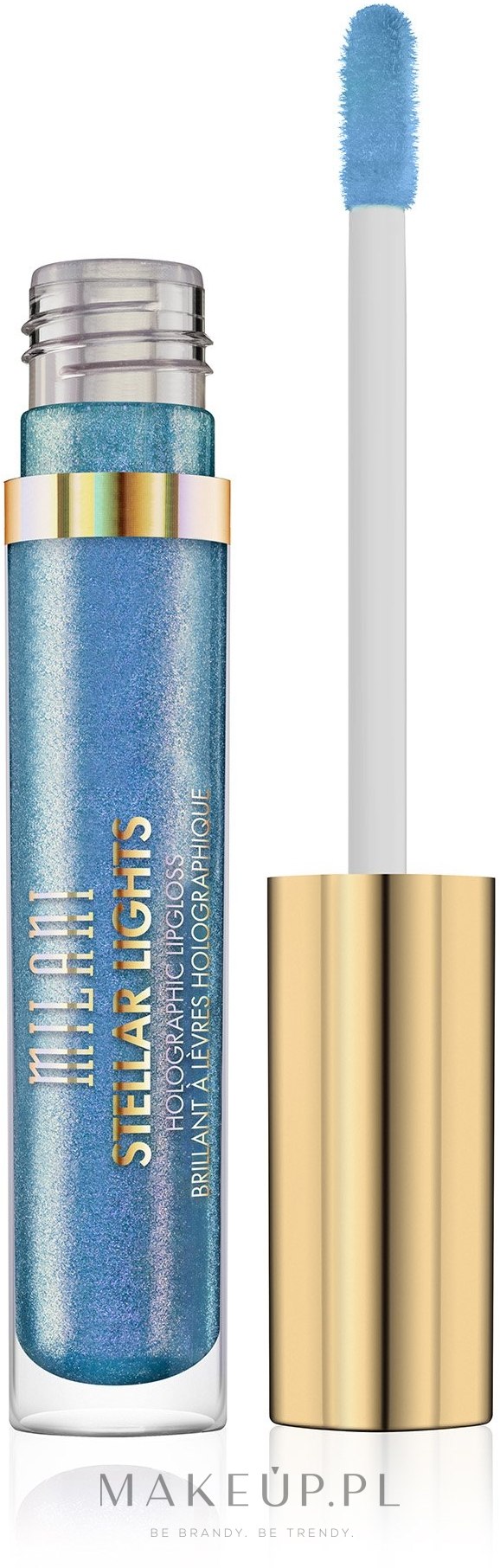 Holograficzny błyszczyk do ust - Milani Stellar Lights Holographic Lipgloss — Zdjęcie 02 - Iridescent Blue