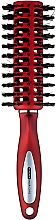 Okrągła szczotka do włosów, czerwona - Titania Salon Professional — Zdjęcie N1