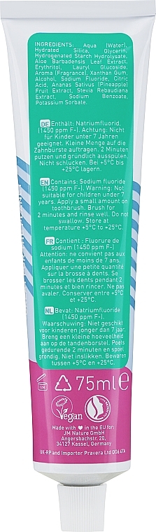 Naturalna pasta do zębów - Ben & Anna Natural Toothpaste Wildberry — Zdjęcie N2
