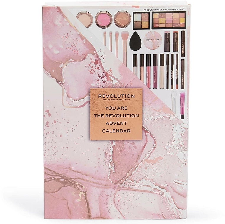 Kalendarz adwentowy, 25 produktów - Makeup Revolution You Are The Revolution Advent Calendar 2021  — Zdjęcie N2