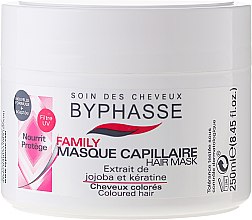 Kup Maska do włosów farbowanych z ekstraktem z jojoba i keratyną - Byphasse Family Coloured Hair Mask