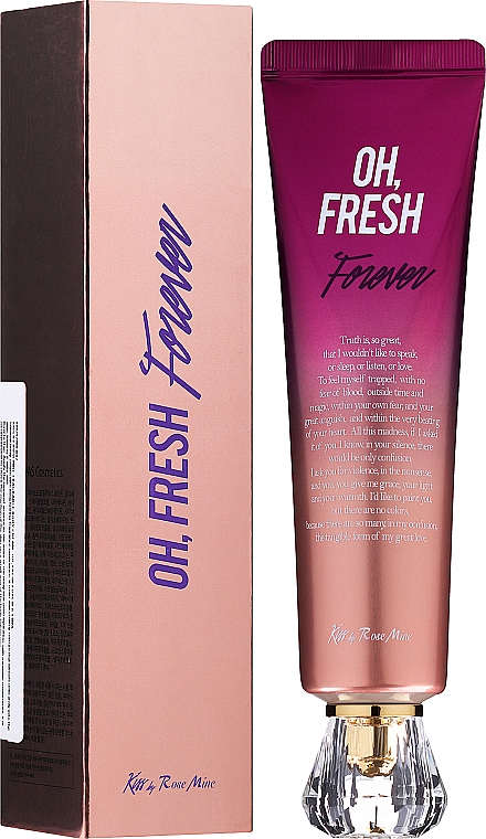 Krem do ciała o zapachu irysa - Kiss by Rosemine Fragrance Cream Oh, Fresh Forever — Zdjęcie N2