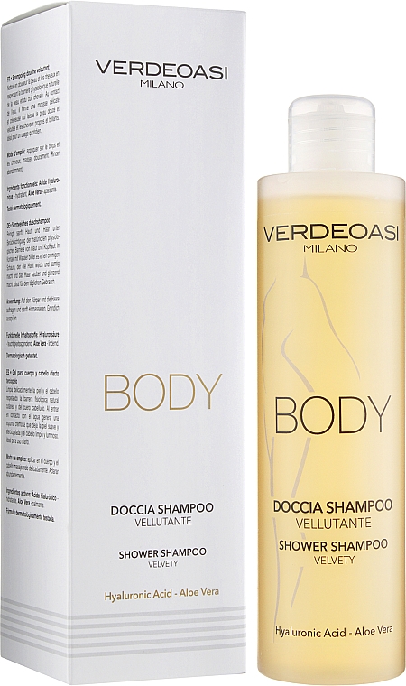 Delikatny żel 2w1 do ciała i włosów - Verdeoasi Shower Shampoo Velvety — Zdjęcie N2