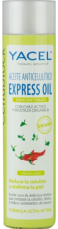 Olejek antycellulitowy - Yacel Cellublock Anti-cellulite Express Oil — Zdjęcie N1