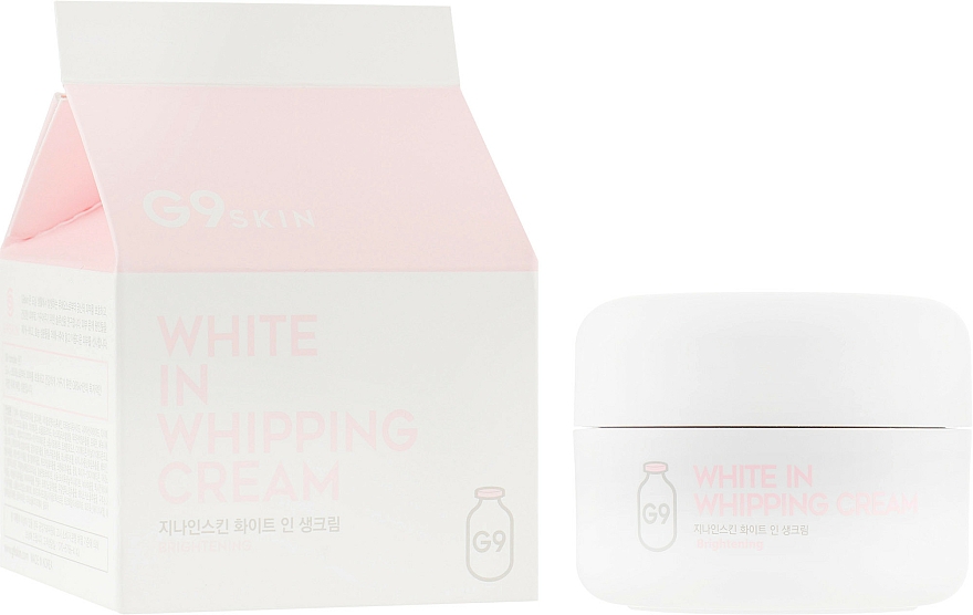 Rozjaśniający krem do twarzy - G9Skin White In Whipping Cream
