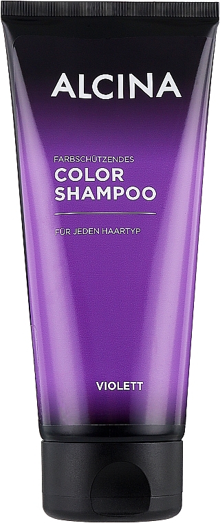 Szampon zapobiegający żółknięciu włosów - Alcina Color-Shampoo Violett — Zdjęcie N1