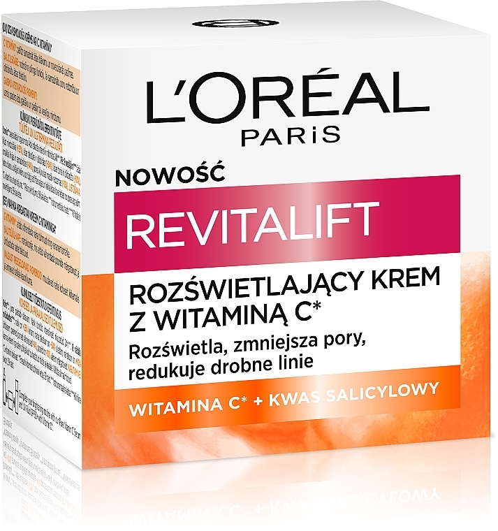 Krem rozjaśniający z witaminą C - L'Oreal Paris Revitalift Vitamin C Brightening Cream — Zdjęcie N5