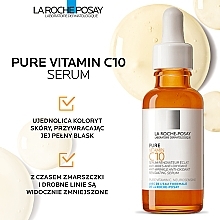 PRZECENA! Skoncentrowane serum z witaminą C - La Roche-Posay Pure Vitamin C10 Anti-Wrinkle Anti-Oxidant Renovating Serum * — Zdjęcie N2