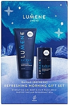 PRZECENA! Zestaw - Lumene Men Refreshing Morning Gift Box (gel/shm/200 ml + deo/60 g) * — Zdjęcie N1