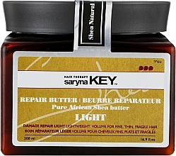Kup Rewitalizująca maska ​​do włosów - Saryna Key Damage Repair Butter Pure African Shea Butter Light