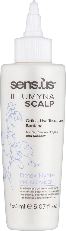 Nawilżający szampon detoksykujący - Sensus Illumyna Scalp Detox-Hydra Pre Cleanser — Zdjęcie N1