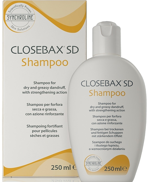 Szampon przeciwłupieżowy do łupieżu suchego i tłustego - Synchroline Closebax SD Shampoo — Zdjęcie N1