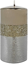 Świeca dekoracyjna, 7 x 14cm, szampańska - Artman Queen — Zdjęcie N1