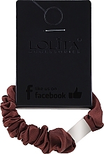 Gumka do włosów z elementem dekoracyjnym, marsala - Lolita Accessories  — Zdjęcie N1