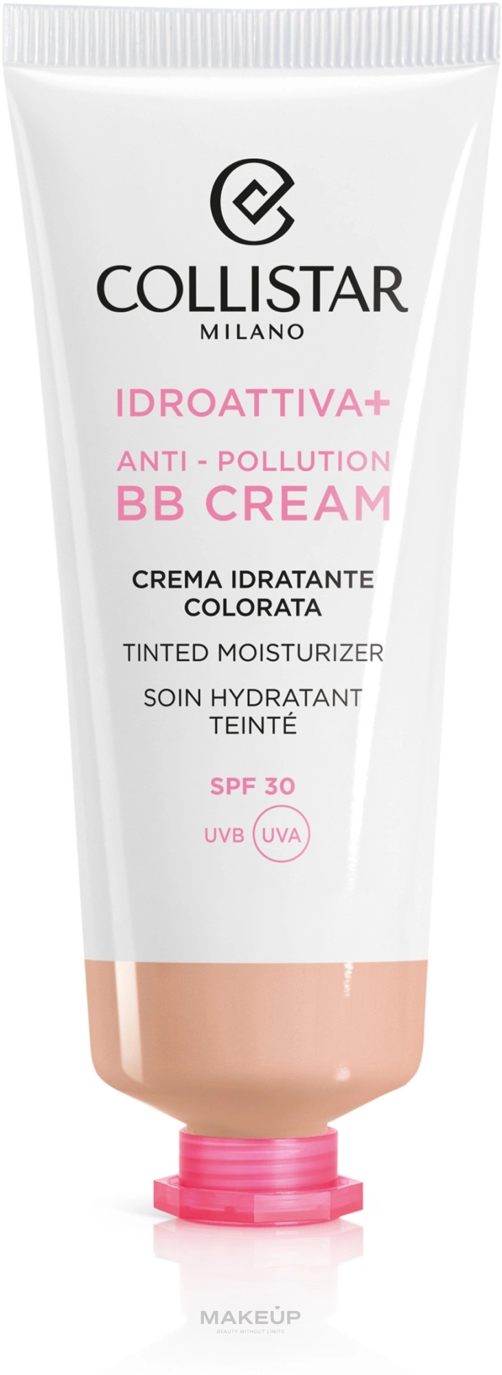 Krem BB do twarzy - Collistar Idroattiva+ Anti-Pollution BB Cream SPF30 — Zdjęcie 01