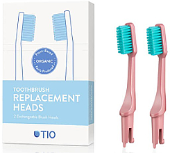 Kup Wymienne końcówki do szczoteczki do zębów, miękkie włosie, różowe - TIO Toothbrush Soft