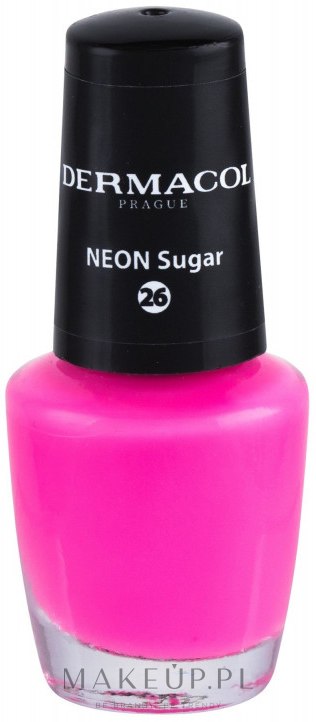 Lakier do paznokci - Dermacol Neon Nail Polish — Zdjęcie 26 - Sugar