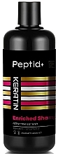 Kup Szampon do włosów - Peptid+ Keratin Enriched Shampoo For Dry & Straighten Hair