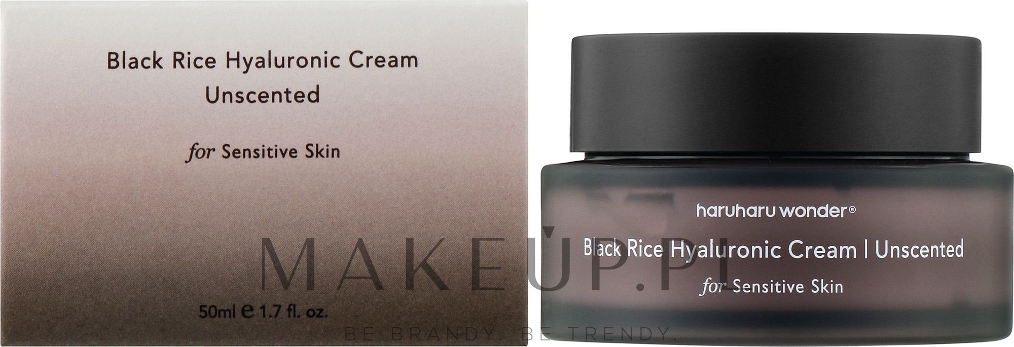 Krem do twarzy - Haruharu Wonder Black Rice Hyaluronic Cream Unscented — Zdjęcie 50 ml