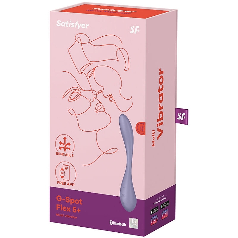 Wibrator - Satisfyer G-spot Flex 5 Multi Vibrator Blue — Zdjęcie N1