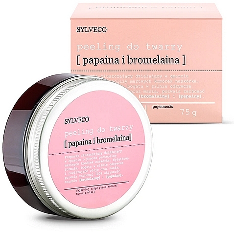 Peeling do twarzy Papaina i bromelaina - Sylveco Face Bromelain & Papain Scrub — Zdjęcie N1