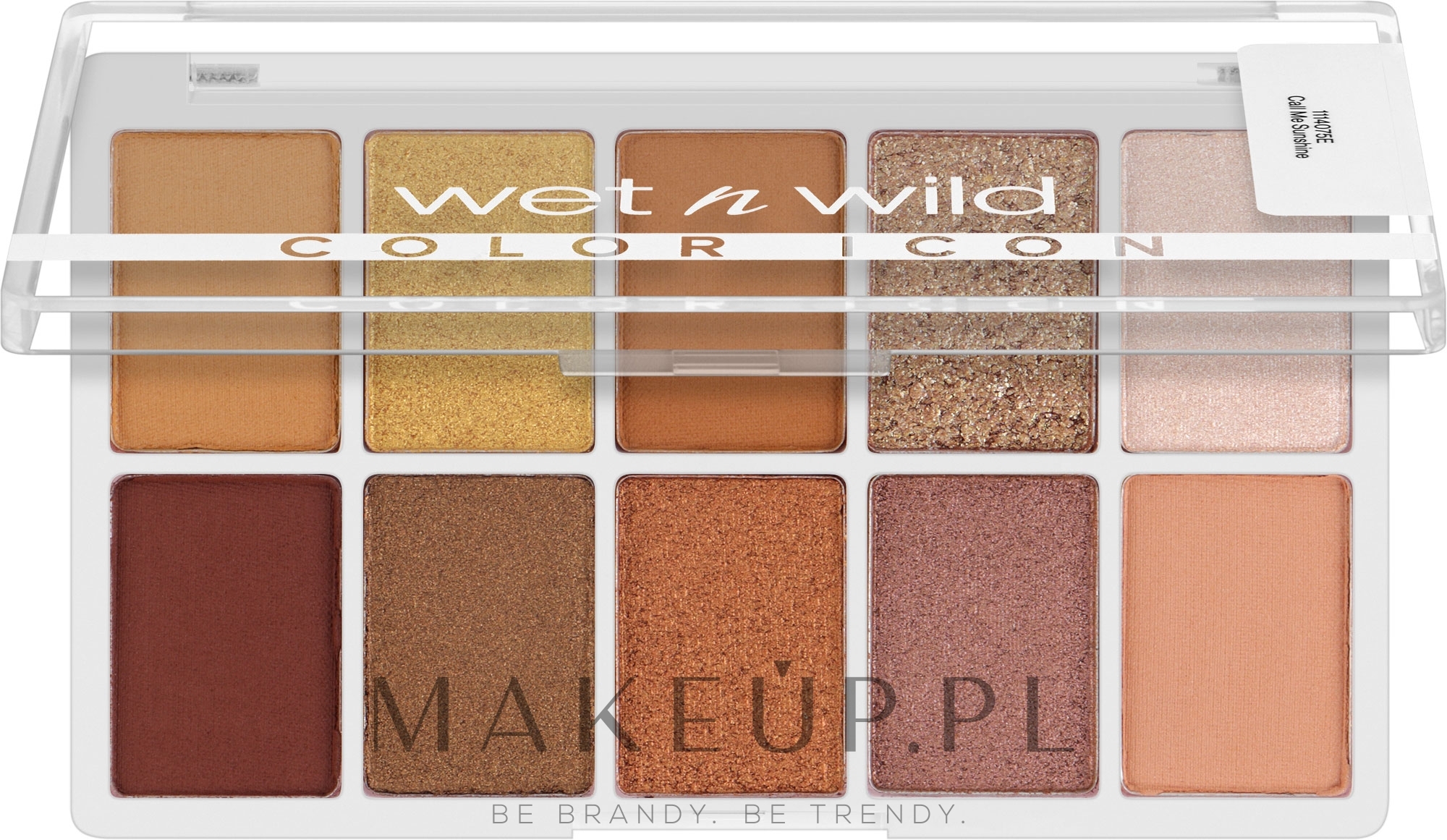 Paleta cieni do powiek - Wet N Wild Color Icon 10-Pan Eyeshadow Palette — Zdjęcie Call Me Sunshine