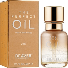 Kup Wygładzająco-nabłyszczający olejek do włosów - Beaver Professional Expert Hydro The Perfect Oil Hair Nourishing 24K