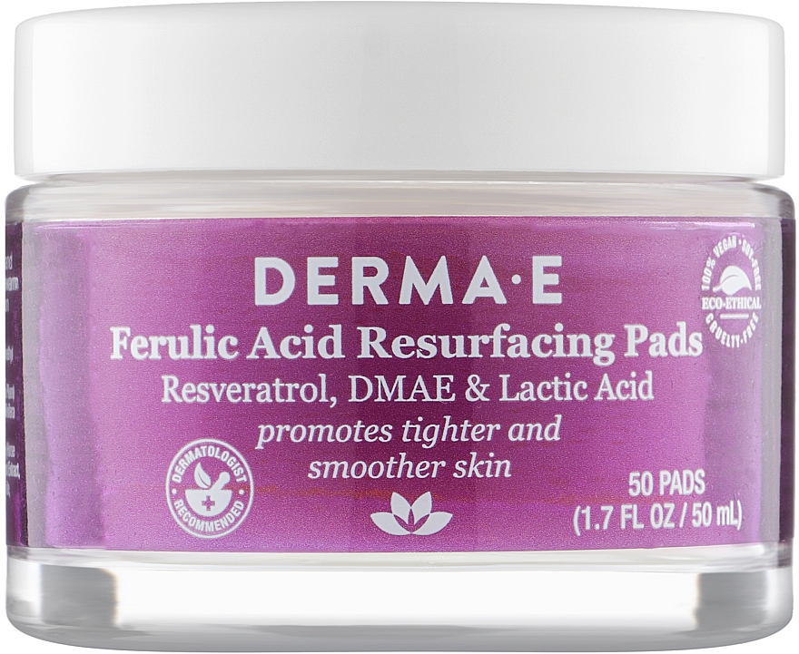 Derma E Ferulic Acid Resurfacing Pads Płatki złuszczające do twarzy